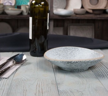 Блюдо, салатник 450мл 19x17.5x4.7см Stone TAIGA Untouched