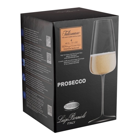 Набор бокалов 400мл TALISMANO Prosecco, 4шт