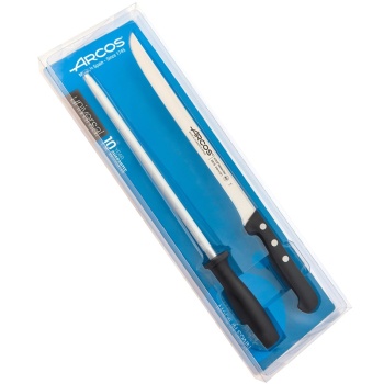 Нож для окорока 24см UNIVERSAL в наборе с мусатом