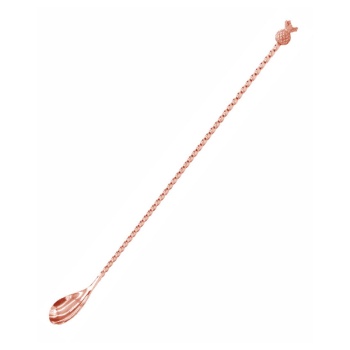 Ложка барная "Ананас" 43см Barbossa медный цвет