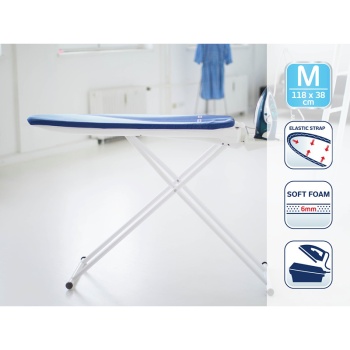 Чехол для гладильной доски AirActive M 118x38см blue stripes