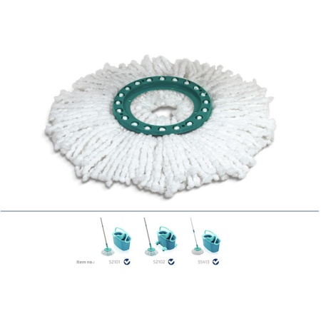 Сменная насадка для швабры Clean Twist Disc Mop Microfibre