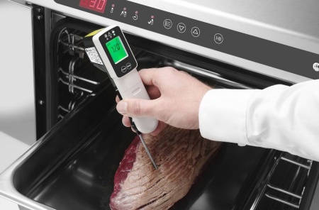 Термометр цифровой инфракрасный с зондом HENDI (-60/+350)