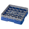 Кассета Camrack на 25 ячеек для мойки и хранения бокалов Ø8.7x9.2см Cambro синий, 4шт