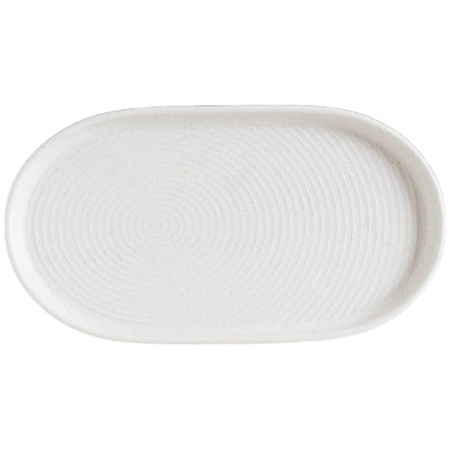 Блюдо, тарелка овальная 37x23см LIORA Ripple