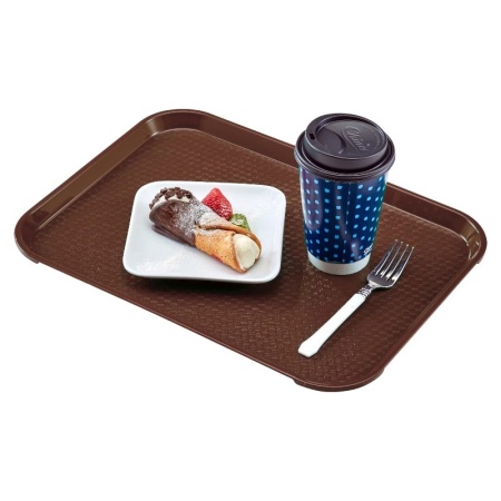 Поднос текстурная поверхность 45x35см Cambro коричневый