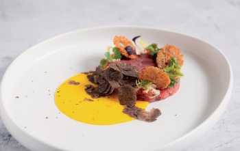 Тарелка плоская 28x25x(h)3.5см NINFA белая