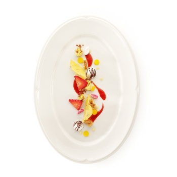 Тарелка овальная 38x26см ANNA