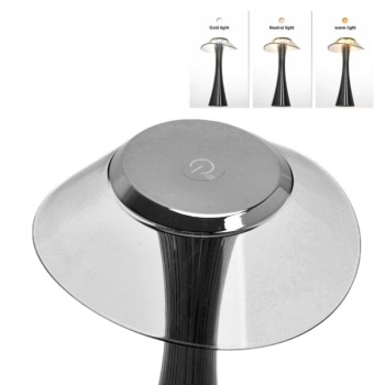 Лампа настольная светодиодная 27см Astreo серого цвета