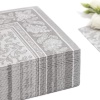 Салфетка 40x40см ROYAL Collection Ornaments серая, 50шт