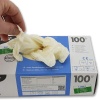 Перчатки латексные M белые, 100шт