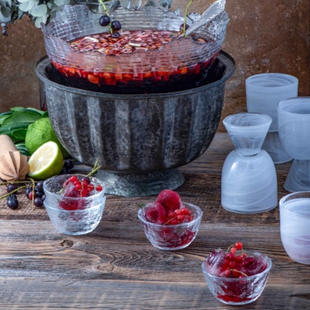 Соусник стеклянный Ø8.5x(h)4.5см Sea Urchin прозрачный