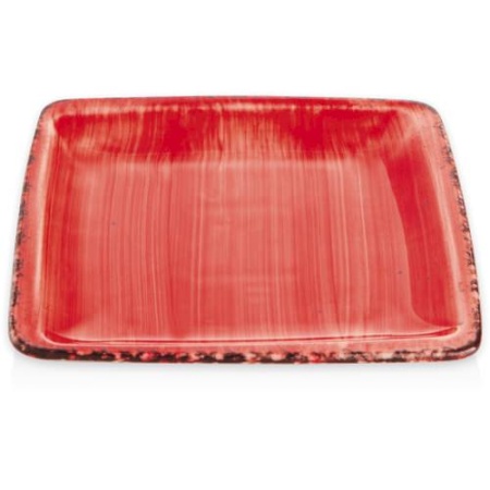 Тарелка 25х25см EO BPQ AVANOS Red