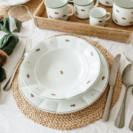 Тарелка глубокая Ø24см BENEDIKT Altaussee Rot