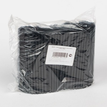 Трубочки для коктейля черные ∅5x125мм, 400шт