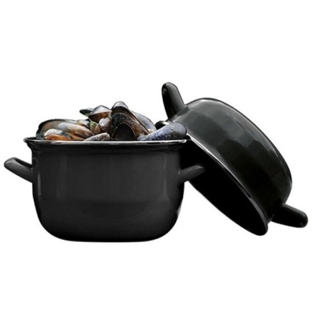 Кастрюля для мидий 2.8л HORECA Ø18x(h)17см чёрная