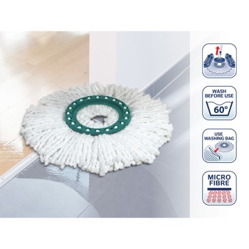 Сменная насадка для швабры Clean Twist Disc Mop Microfibre