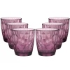 Набор стаканов 385мл DIAMOND фиолетовый, 6шт