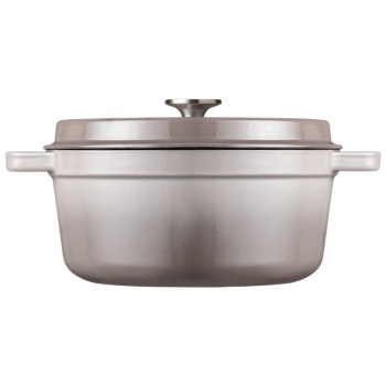 Кокот с крышкой Ø28см 5л серый