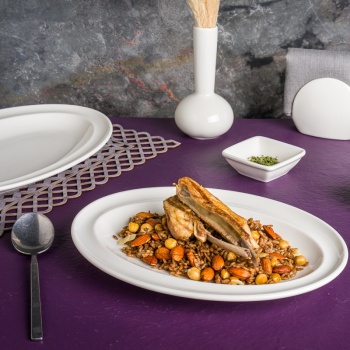 Тарелка овальная 32x24см ALEX