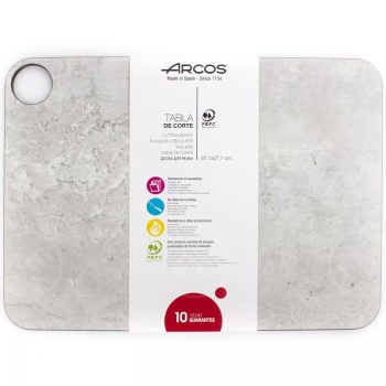 Доска разделочная 38x28см Arcos мраморного цвета