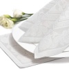 Салфетка 40x40см ROYAL Collection Ornaments белая, 20шт