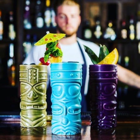 Стакан тики кружка TIKI 400мл фиолетовый