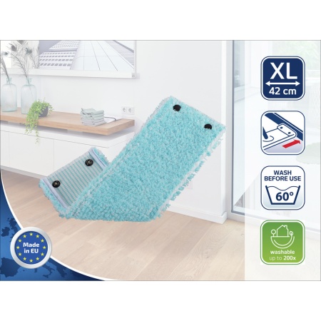 Сменная насадка для швабры Clean Twist XL - 42см - Extra Soft тряпка для деревянных полов