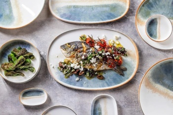 Блюдо, тарелка овальная 30x16см FIUM Hygge