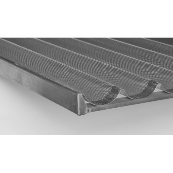 Противень 80x60см - багетный - тип L/8/STANDARD - 8 продольных волн 60х25мм