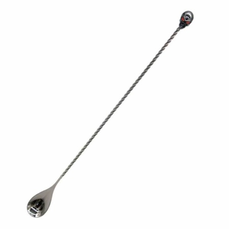 Ложка барная "Череп" 43см черный - Barbossa