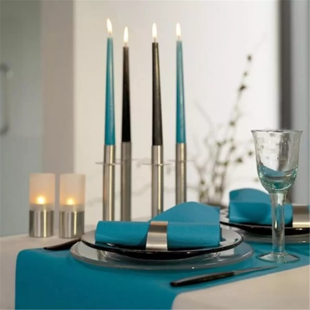 Салфетка 40x40см ROYAL Collection бирюзовая, 50шт
