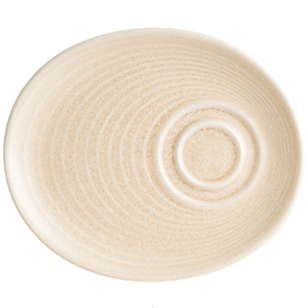 Блюдце овальное 20x17см MIRAGE Ripple
