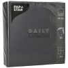 Салфетка 2сл 1/4 32x32см DAILY Collection черная, 50шт