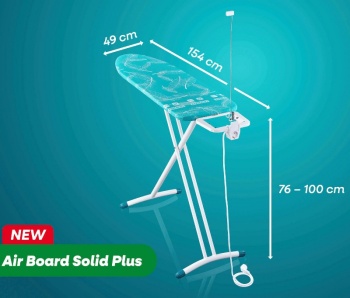 Доска гладильная 120x38см Air Board Solid M Plus
