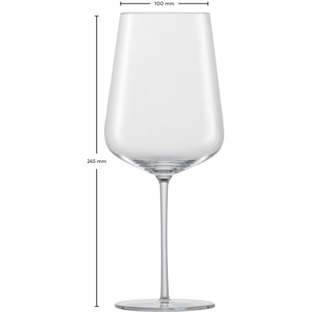 Набор бокалов для красного вина 742мл VERVINO Bordeaux, 2шт