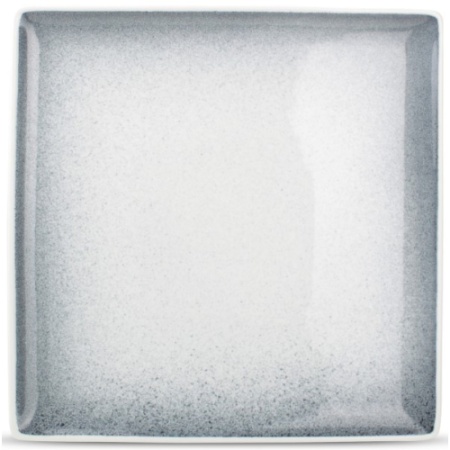 Тарелка квадратная 26x26см DUSK black speckled
