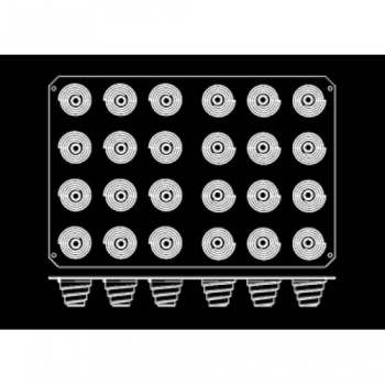Форма "Бабилония" 24 выемки 600x400x(h)50мм