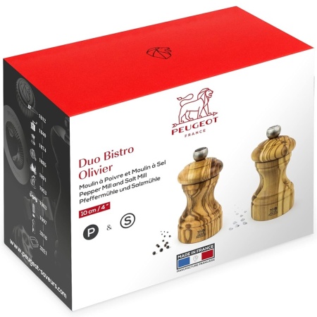 Набор мельниц для соли и перца BISTRO DUO Olive Wood 10см