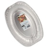 Тарелка из фольги овальная 35x24.5см Pap Star, 3шт