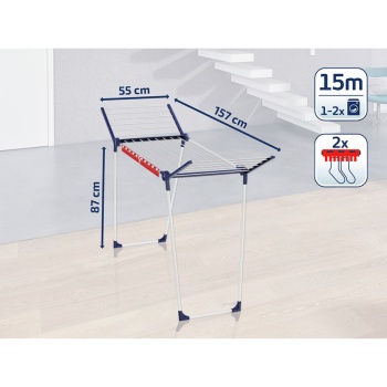 Сушилка для белья 87x157x55см Pegasus 150 Solid Slim