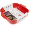 Емкость квадратная для запекания APPOLIA 28см RED