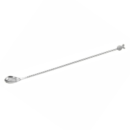 Ложка барная "Ананас" 33см Barbossa нерж.сталь