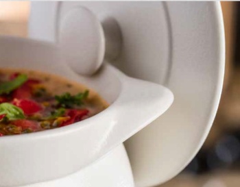 Бульонная чаша 500мл Ø10см с крышкой Sand CHEF'S FUSION