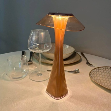 Лампа настольная светодиодная 27см Astreo медного цвета