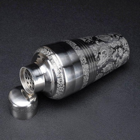 Шейкер 500мл "Floral Japaness" Profi-Chef нержавеющая сталь