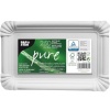 Тарелка 13x20см Pure белая, 250шт