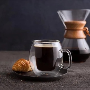 Набор кружек для кофе 75мл BRASILE Thermic Glass, 2шт