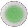 Тарелка круглая Ø19см THE SUN зеленый цвет