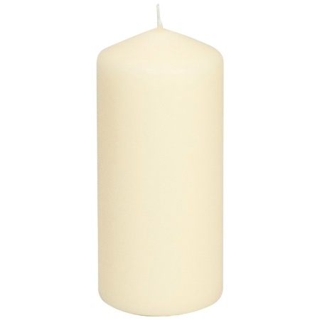 Свеча кремовая Ø6x(h)13см CREAM Pap Star